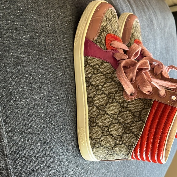 High top Gucci authentic sneakers size size 6 (36) - Picture 3 of 5